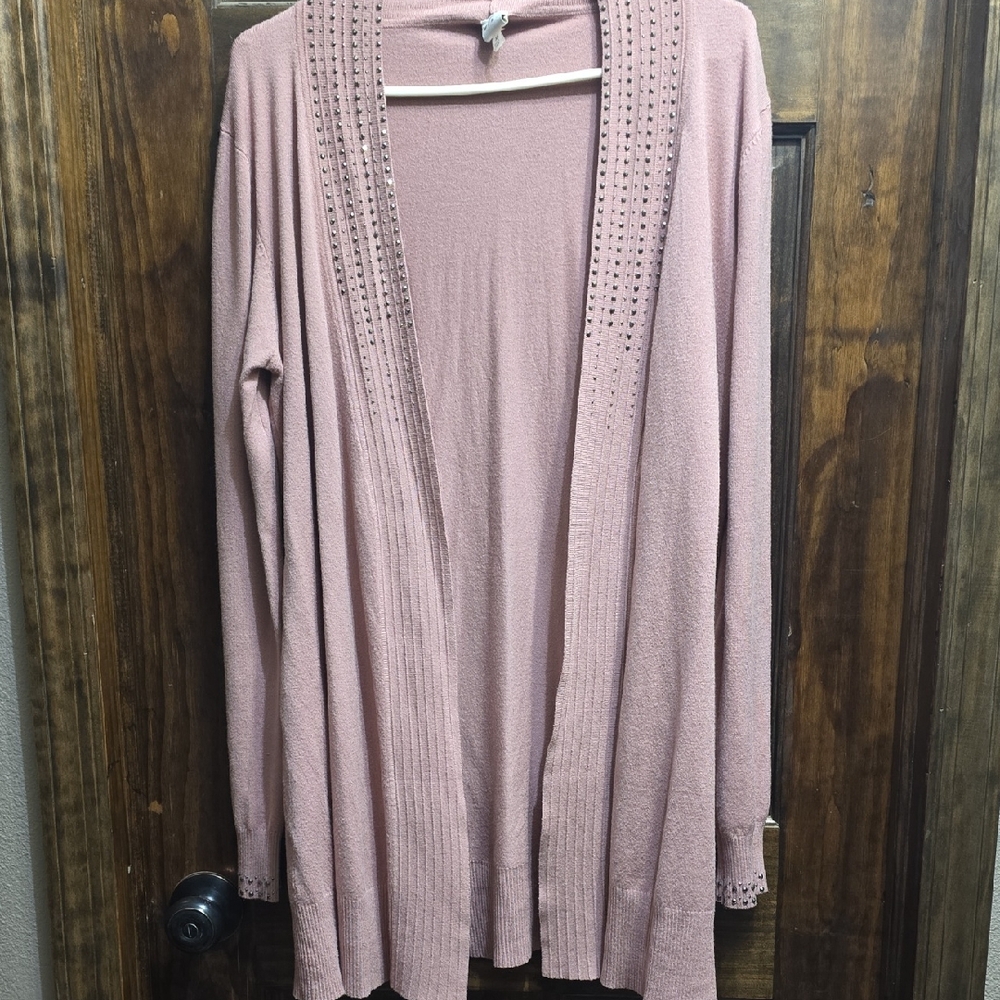Blush Pink Vila Soft Cardigan